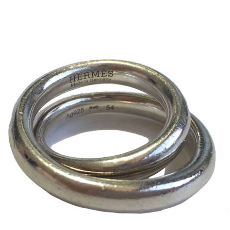 bague hermes occasion|bague hermes argent maillon.